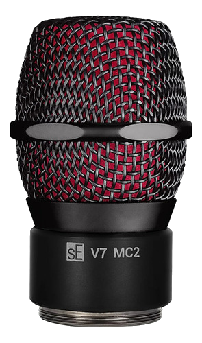 Capsula Se Electronics V7 Mc2 P/ Sennheiser Wireless Black Preto