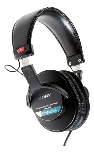 Fone De Ouvido Over-ear Sony Professional Mdr-7506
